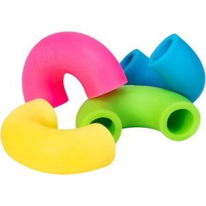 NeeDoh Mac ‘N- Squeeze - 4 Squishy Noodles - Assorted